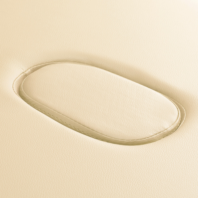 BALANCE-skladací masážny stôl drevený 2 segmentový krémový 7