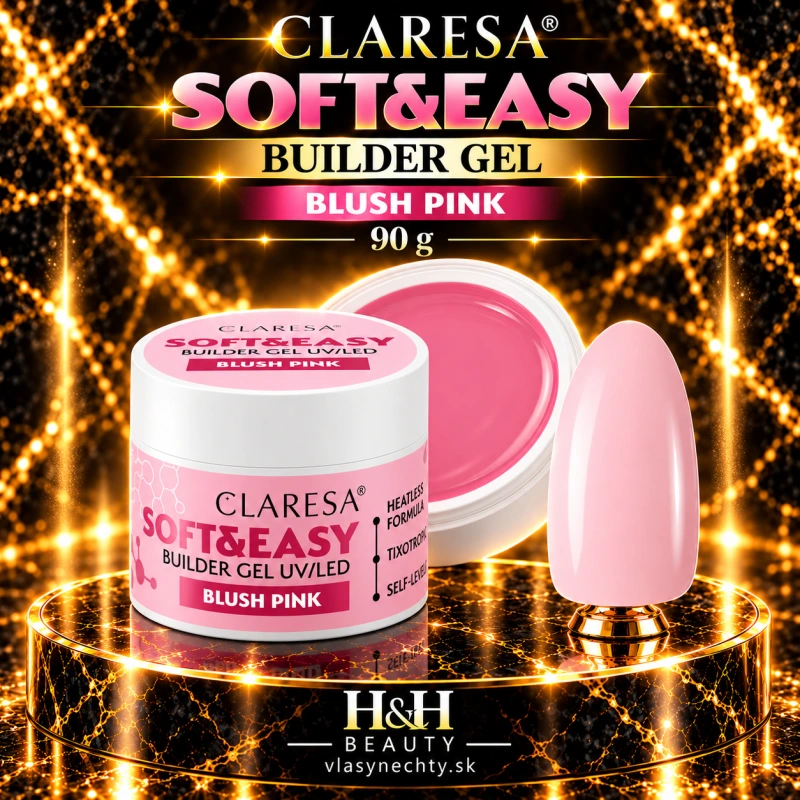 CLARESA SOFT&EASY BUILDER GEL BLUSH PINK 90 g