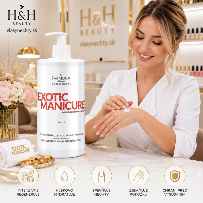 FARMONA EXOTIC MANICURE Regeneračný krém na ruky a nechty 500ml