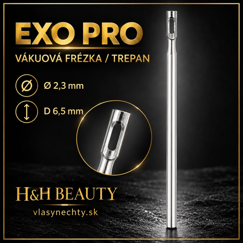 EXO PRO VÁKUOVÁ FRÉZKA / TREPAN Ø2,3MM – D 6,5M