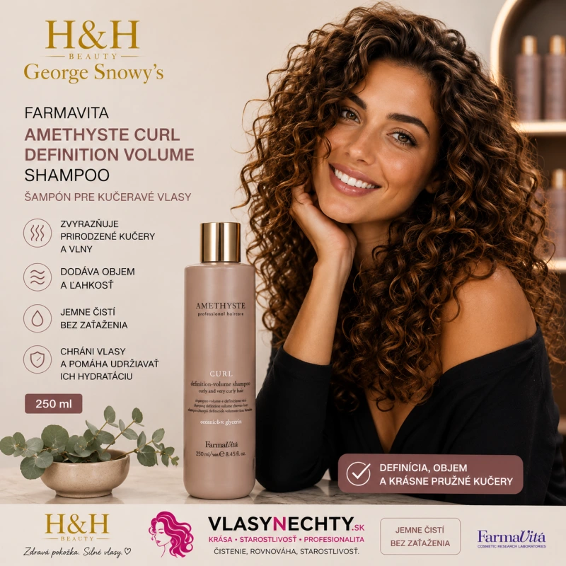 Farmavita AMETHYSTE CURL Definition Volume Shampoo 250ml
