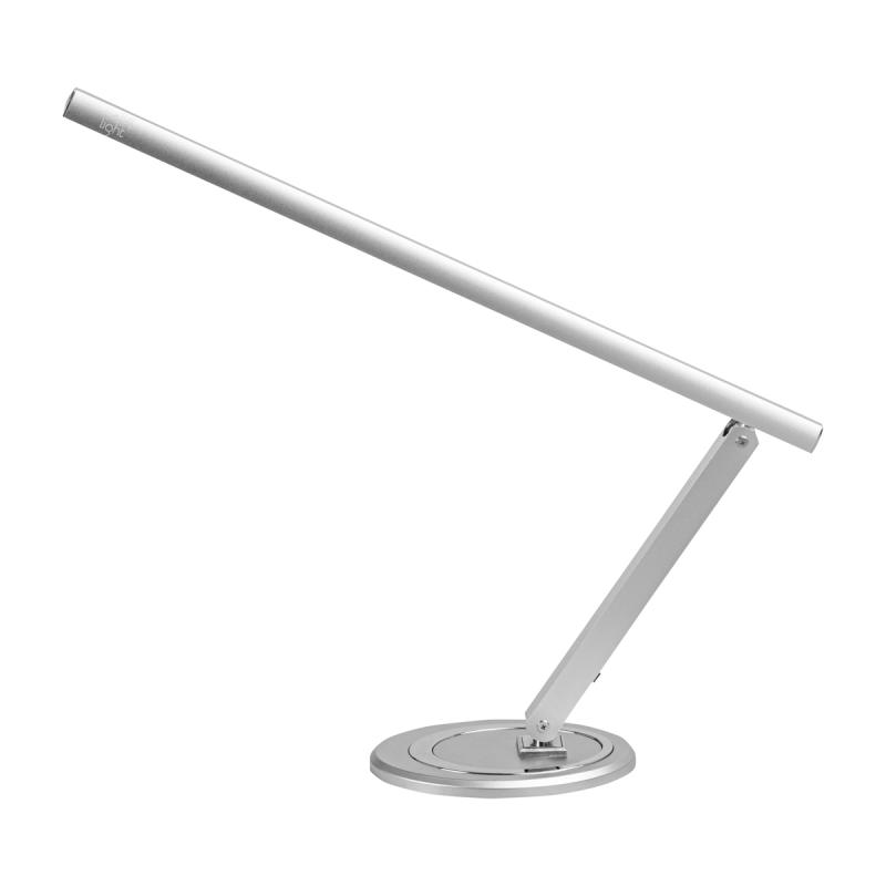 Stolná lampa Slim LED strieborná All4light