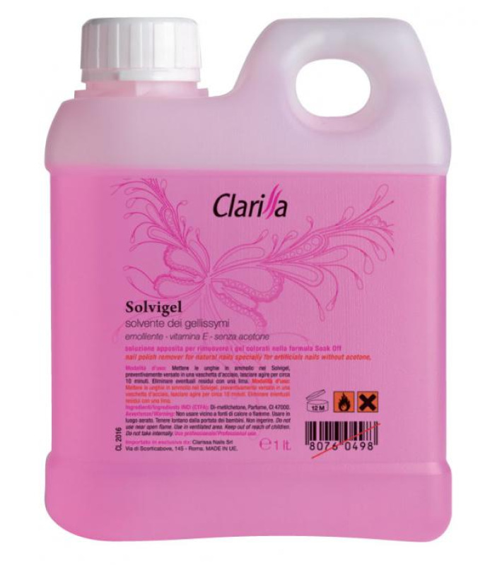 Odstarňovač gélu Clarissa CL 2016 Solvigel 1 liter 1