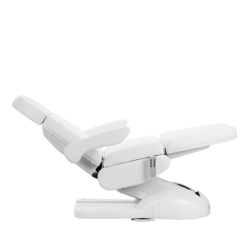 Kozmetické kreslo Azzurro Lux 4m biele s kolísko 5