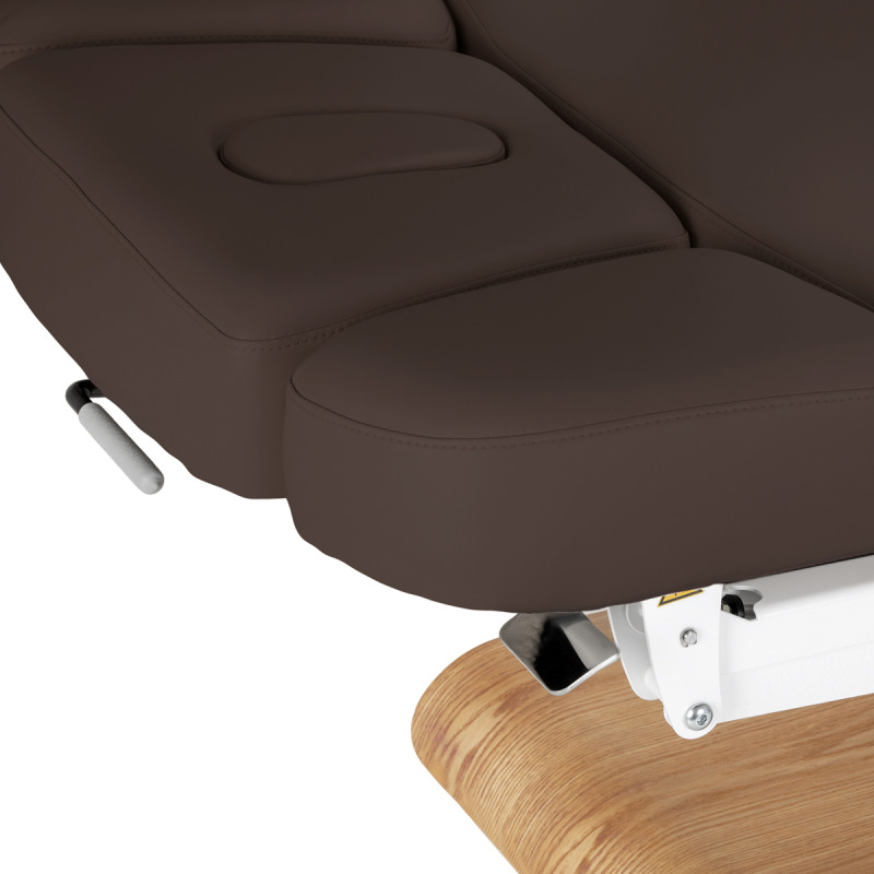 KOZMETICKÉ SPA LEHÁTKO Sillon Relax SPA, tmavohnedé s svetlo hnedou základňou 8