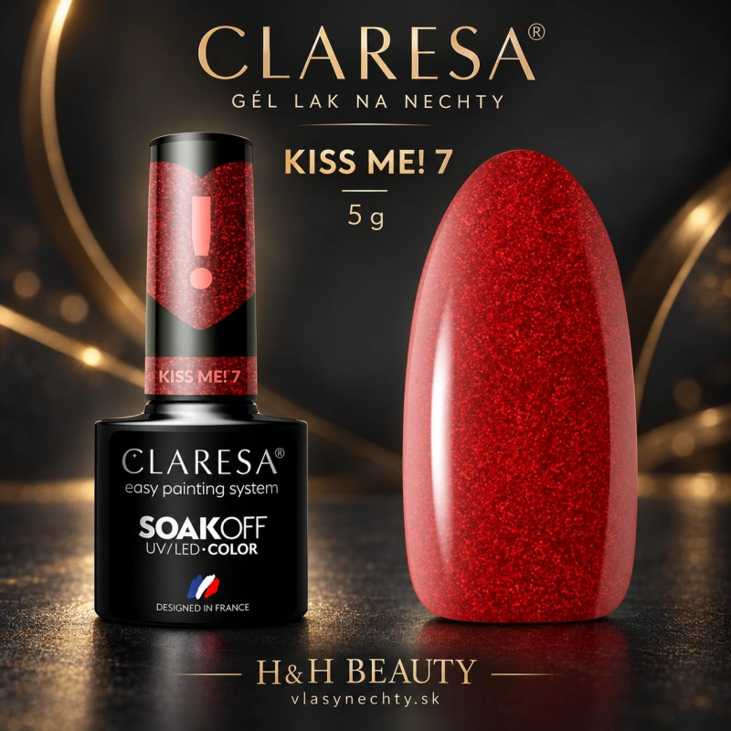 CLARESA GÉL LAK NA NECHTY KISS ME! 7 5G