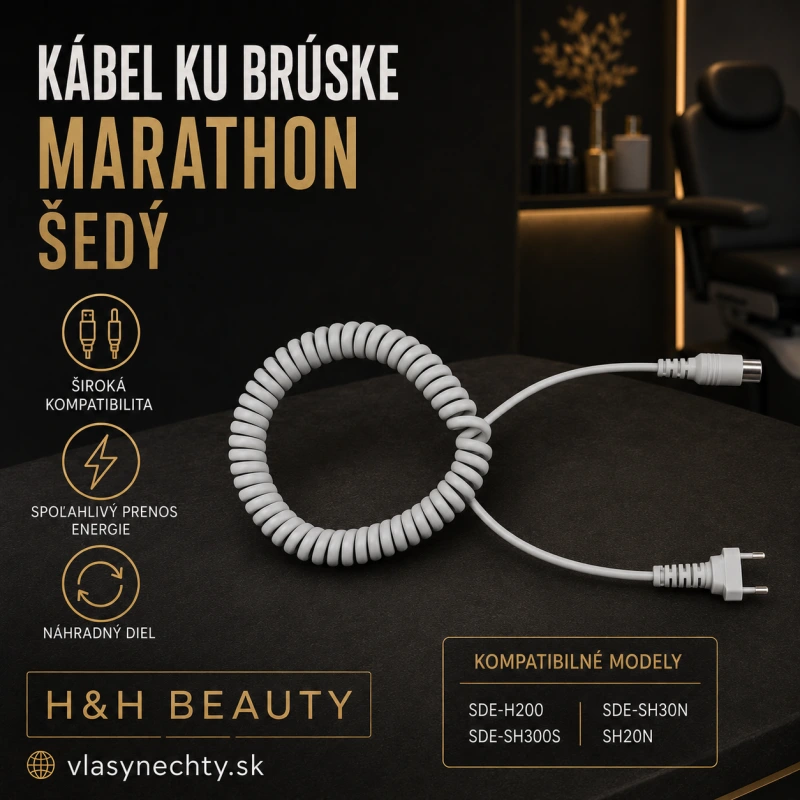 KÁBEL KU BRÚSKE NA NECHTY MARATHON SDE-H200, SDE-SH300S, SDE-SH30N SH20N ŠEDÝ