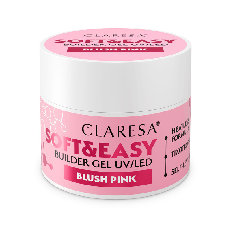 CLARESA SOFT&EASY BUILDER GEL BLUSH PINK 90 g 1