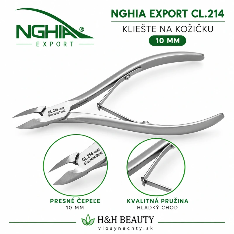 NGHIA EXPORT kliešte na kožičku CL.214 10 mm