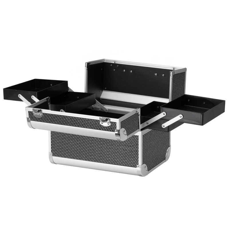 Kozmetický kufrík čierny 44 3