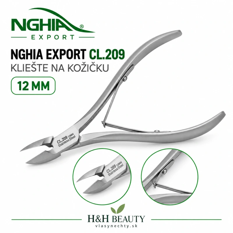 NGHIA EXPORT kliešte na kožičku CL.209 12 mm