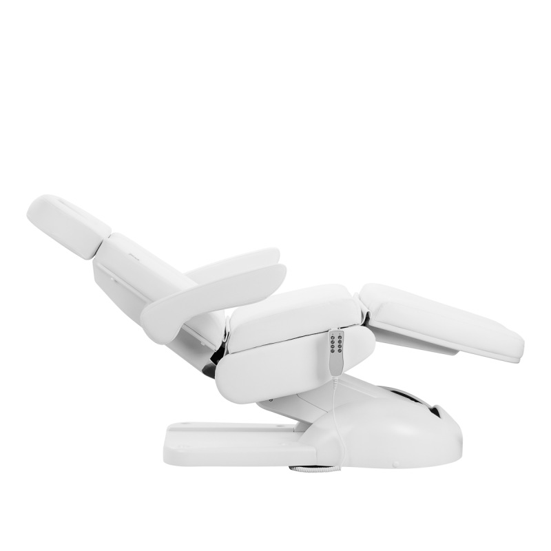 Kozmetické kreslo Azzurro Lux 4m biele s kolísko 4