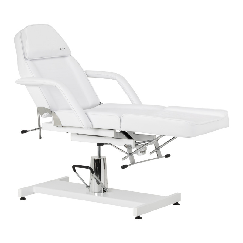 Hydraulické kozmetické kreslo Sillon 210 s kolískom biele 18