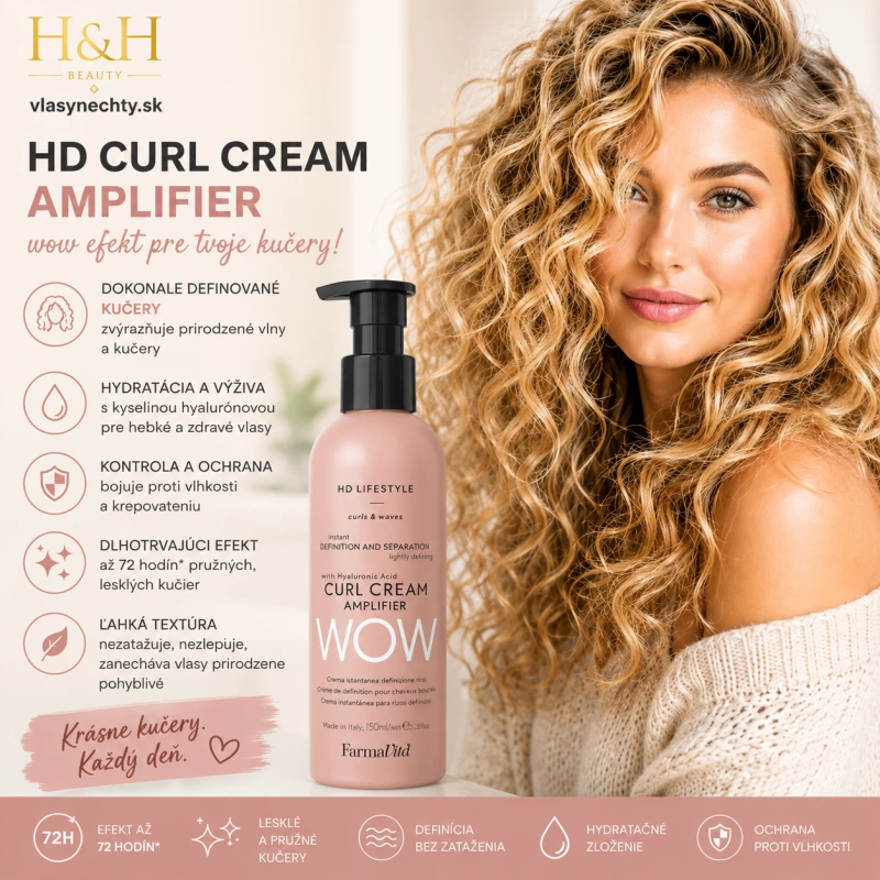 Farmavita HD Curl cream amplifier 150 ml
