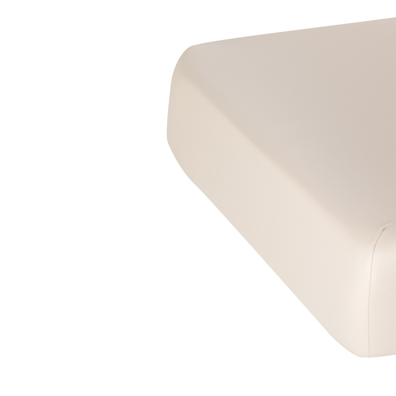 Leżanka SPA Sillon Siesta kremowa z jasnobrązową podstawą 9