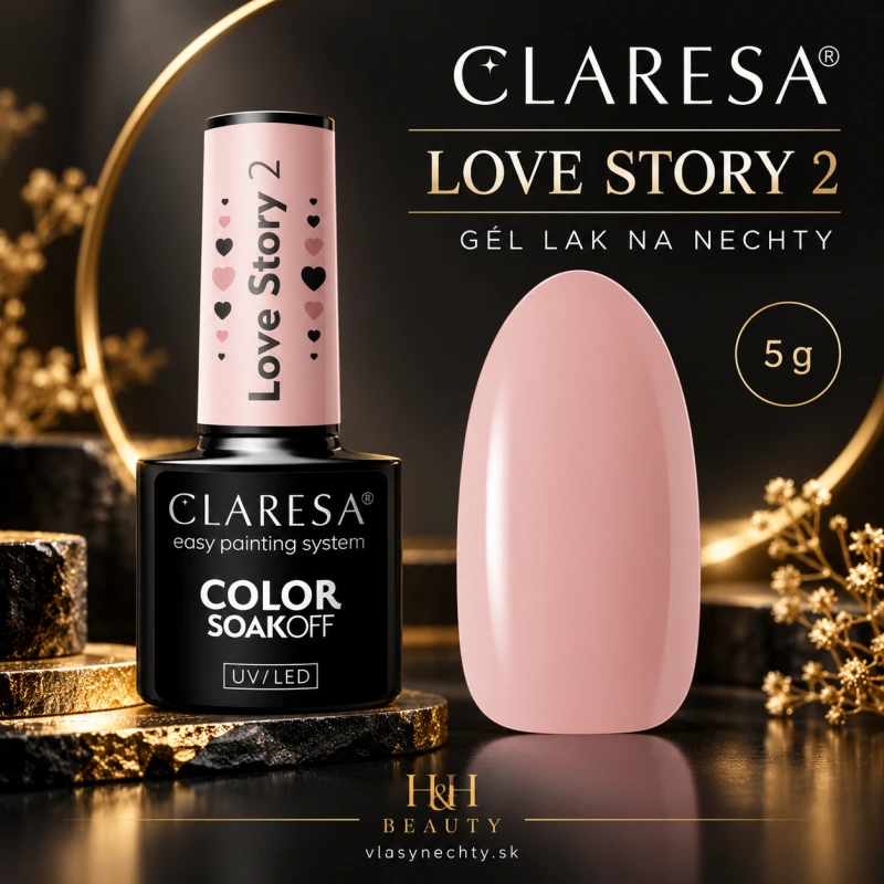 CLARESA GÉL LAK NA NECHTY LOVE STORY 2 - 5g