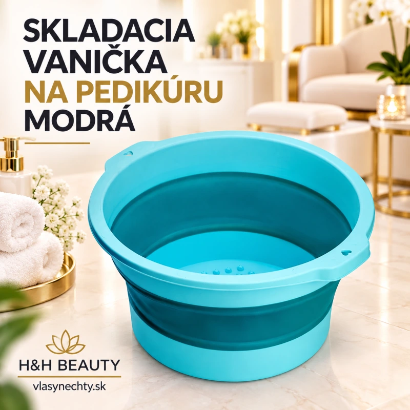 SKLADACIA VANIČKA NA PEDIKÚRU MODRÁ