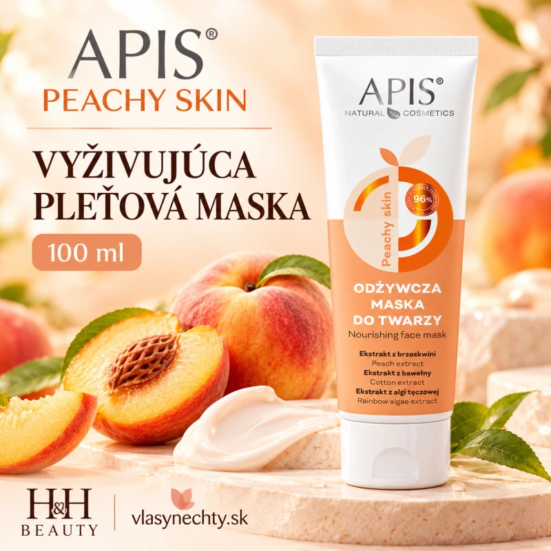 Apis PEACHY SKIN – Vyživujúca pleťová maska (100 ml)