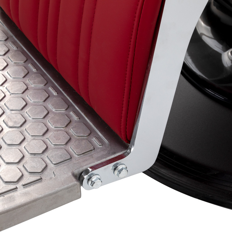 BARBERSKE KRESLO GABBIANO ELIAS ČERVENÉ 12