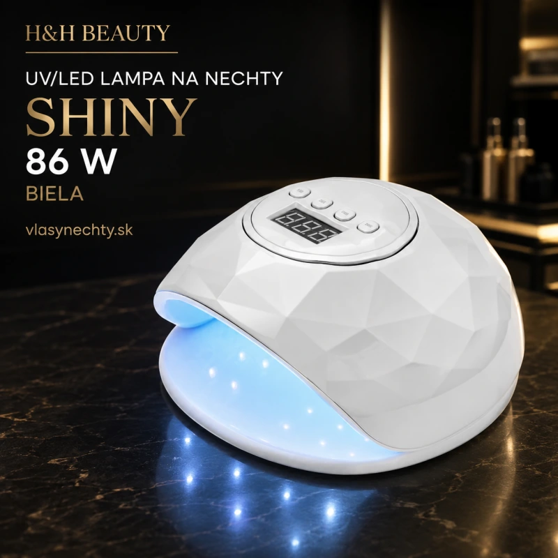 UV LED LAMPA NA NECHTY SHINY 86W BIELA
