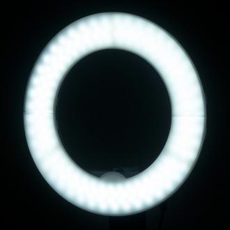 KOZMETICKÁ LAMPA NA LÍČENIE RING LED 10" 8W ČIERNA