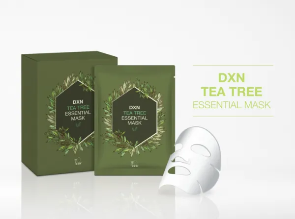 DXN TEA TREE ESSENTIAL MASK 5 kusov, Ukľudňujúce a upokojujúce