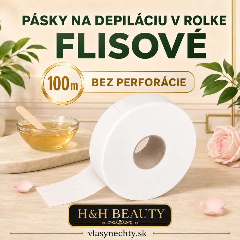 PÁSKY NA DEPILÁCIU V ROLKE 100 m BEZ PERFORÁCIE