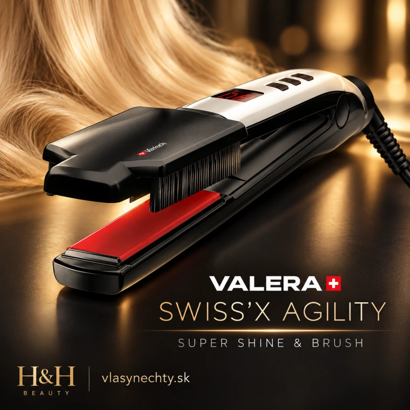 Valera žehlička na vlasy Swiss'X Agility Super Shine&Brush
