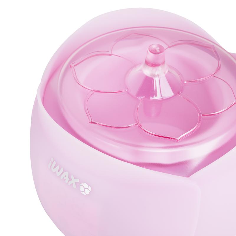 iWax Flower OHRIEVAČ DEPILAČNÉHO VOSKU V PLECHOVKE ružový 40W 450ml ružový 3