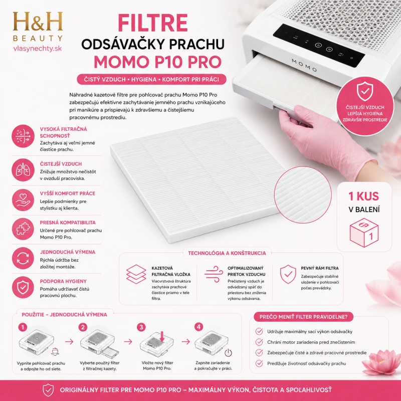 Filtre odsávačky prachu Momo P10 Pro