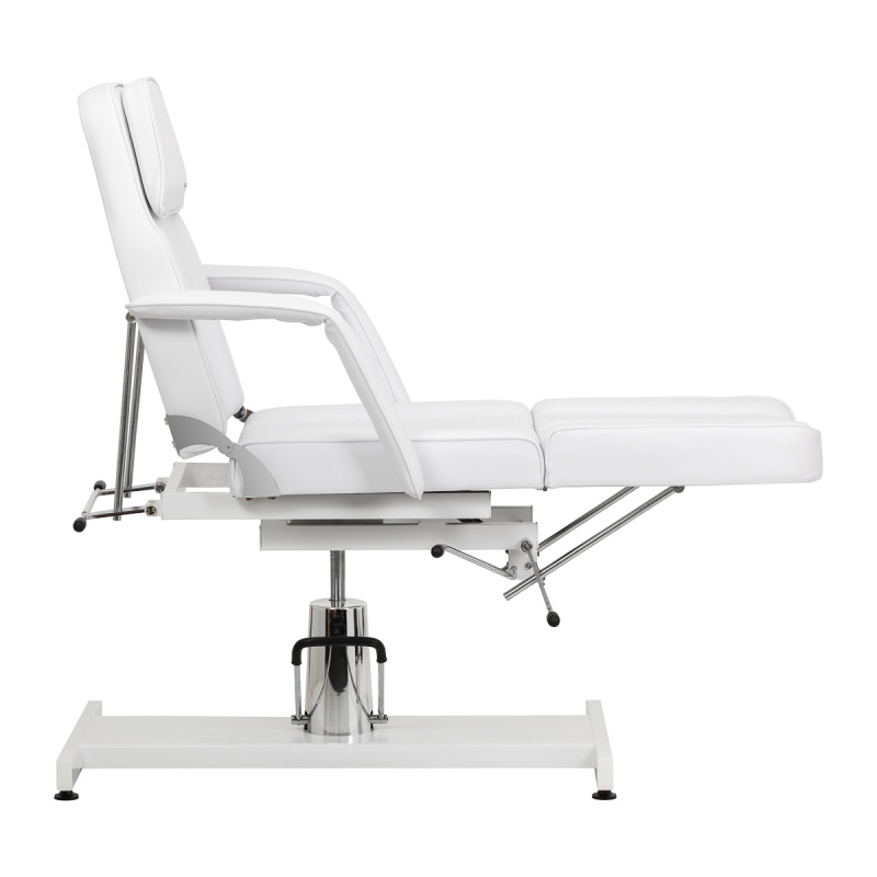 Hydraulické kozmetické kreslo Sillon 210 s kolískom biele 6