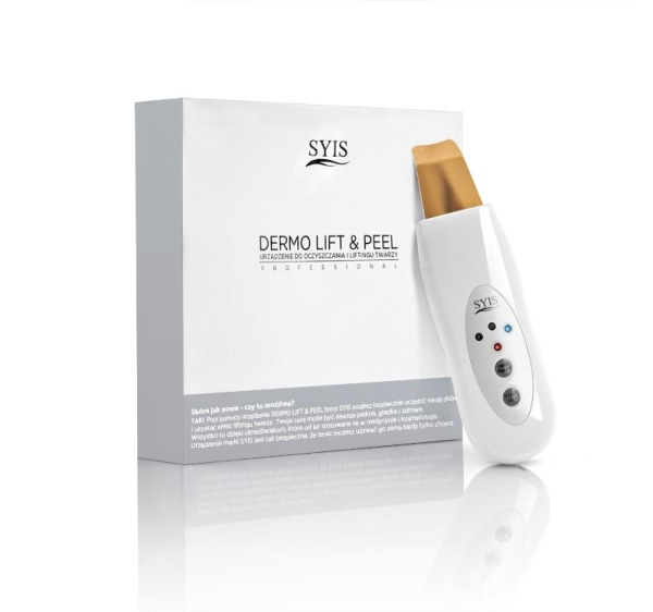 SYIS KOZMETICKÝ PRÍSTROJ DERMO LIFT & PEEL skin scrubber zlatá špachtla 1