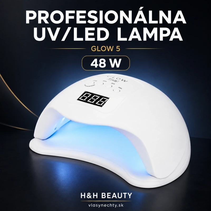 PROFESIONÁLNA LAMPA NA NECHTY UV LED GLOW 5 48W