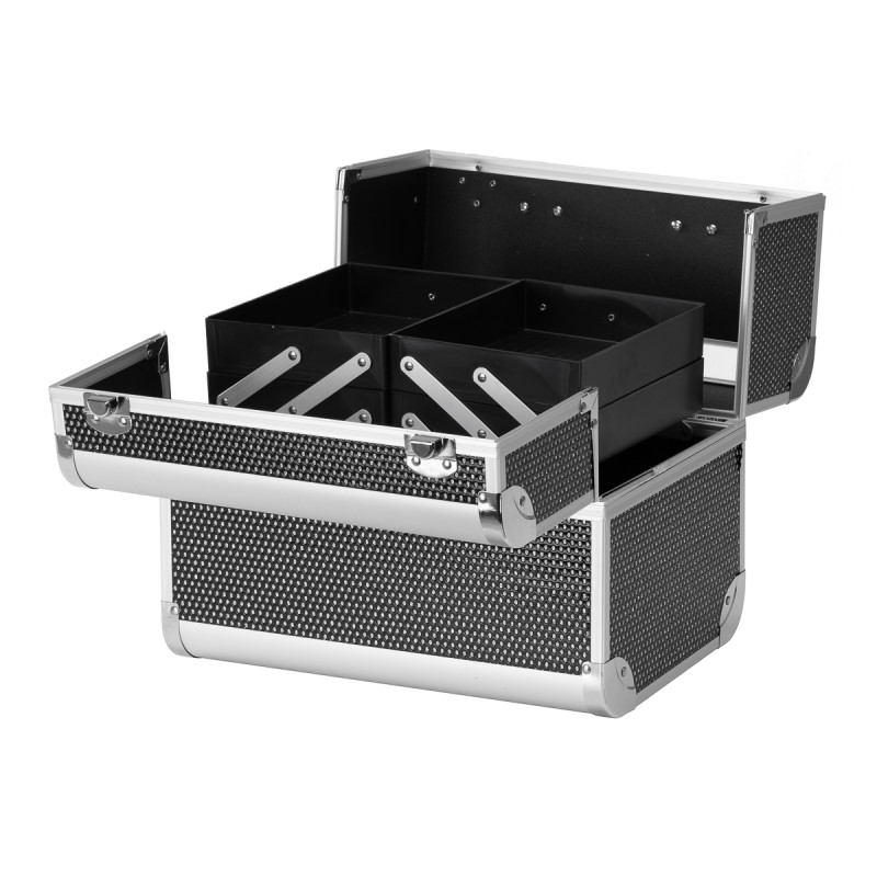 Kozmetický kufrík čierny 44 2