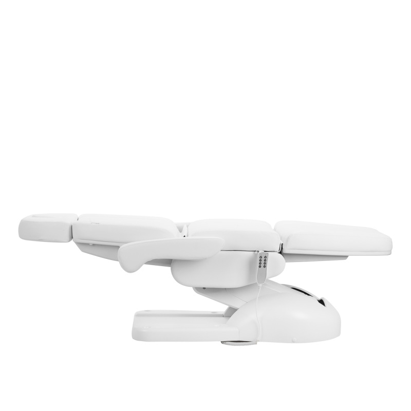 Kozmetické kreslo Azzurro Lux 4m biele s kolísko 6