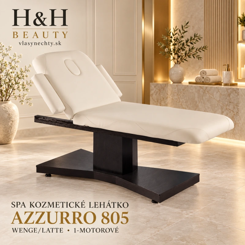 SPA KOZMETICKÉ LEHÁTKO AZZURRO 805 WENGE/LATTE 1 MOTOROVÉ