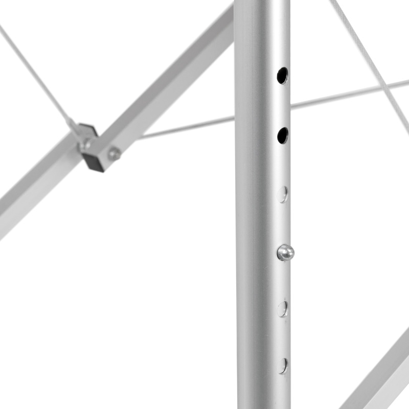 BALANCE-skladací masážny stôl drevený 2 segmentový krémový 10