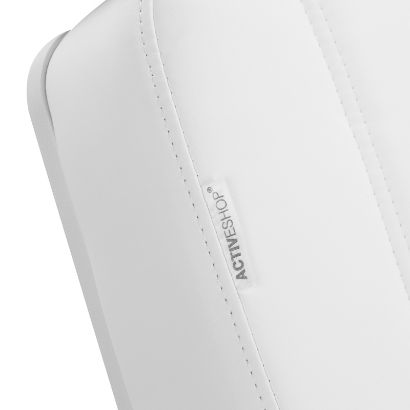 Kozmetické kreslo Azzurro Lux 4m biele s kolísko 9