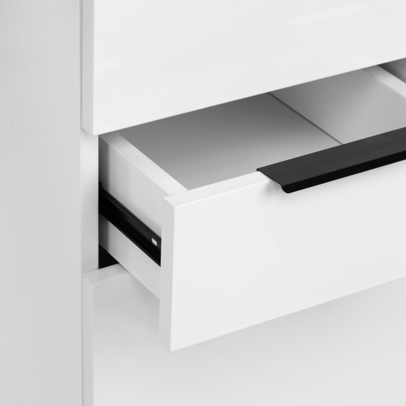 STÔL NA MANIKÚRUS ODSÁVAČKOU BIELY MOMO L02 4