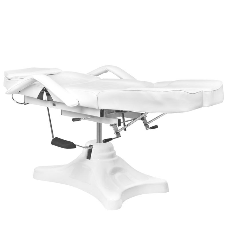 Fotel kosmetyczny hydrauliczny A 234C pedi biały 4