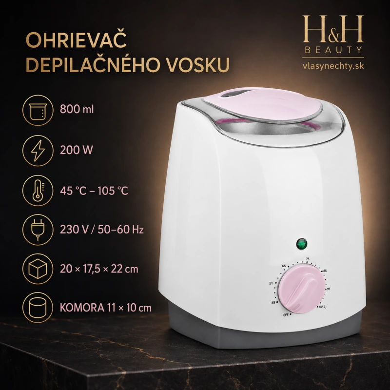 OHRIEVAČ DEPILAČNÉHO VOSKU V PLECHOVKE 800