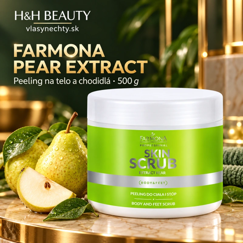 FARMONA PEELING NA TELO A NOHY SKIN SCRUB EXTRACT PEAR 500 G