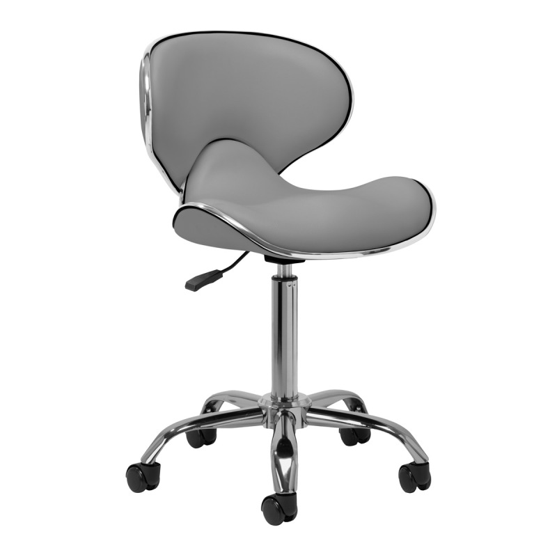 Taboret kosmetyczny Gabbiano Q-4599 szary