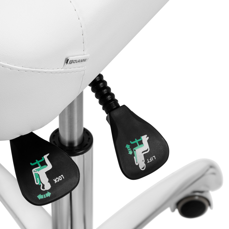 Taboret podologiczny 1005 Giovanni biały 6