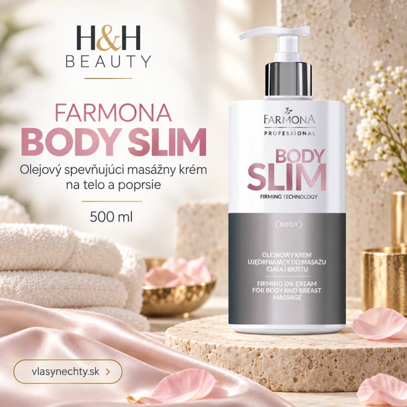 Farmona Oil masážny krém na telo a poprsie 500ml