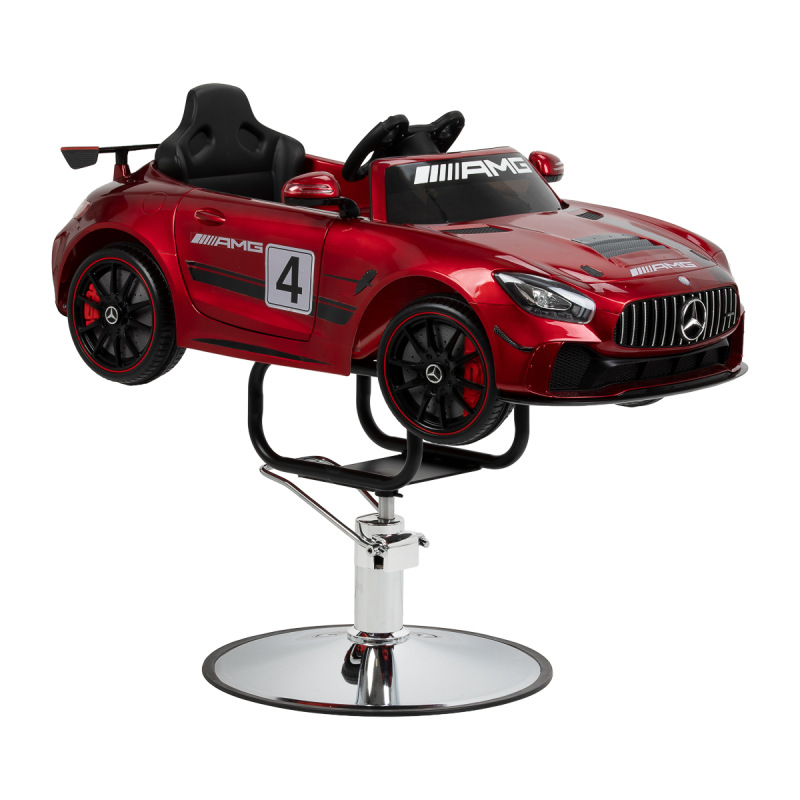 Detské kadernícke kreslo v tvare autíčka Mercedes