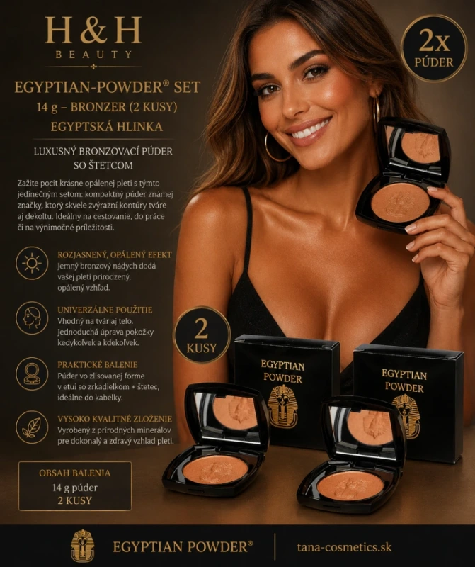 Egyptian Powder 14g- BRONZER 2 kusy 2