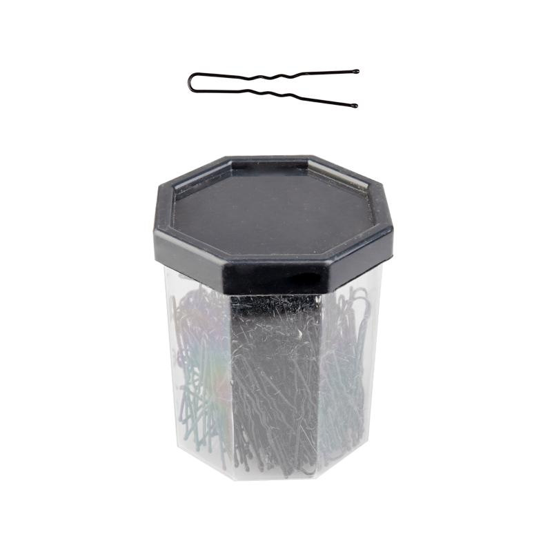 KADERNÍCKE SPONKY DO VLASOV E-63 150ks 4,9CM ČIERNE 1