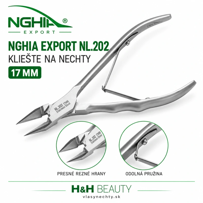 NGHIA EXPORT kleštičky na nehty NL.202 17MM