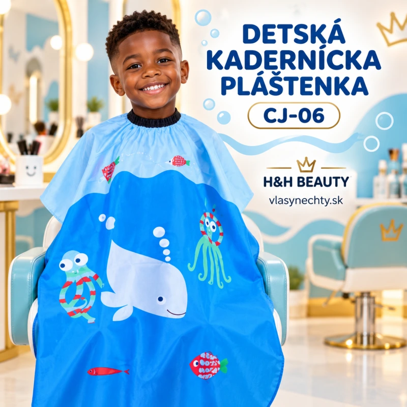 Detská kadernícka pláštenka CJ-06